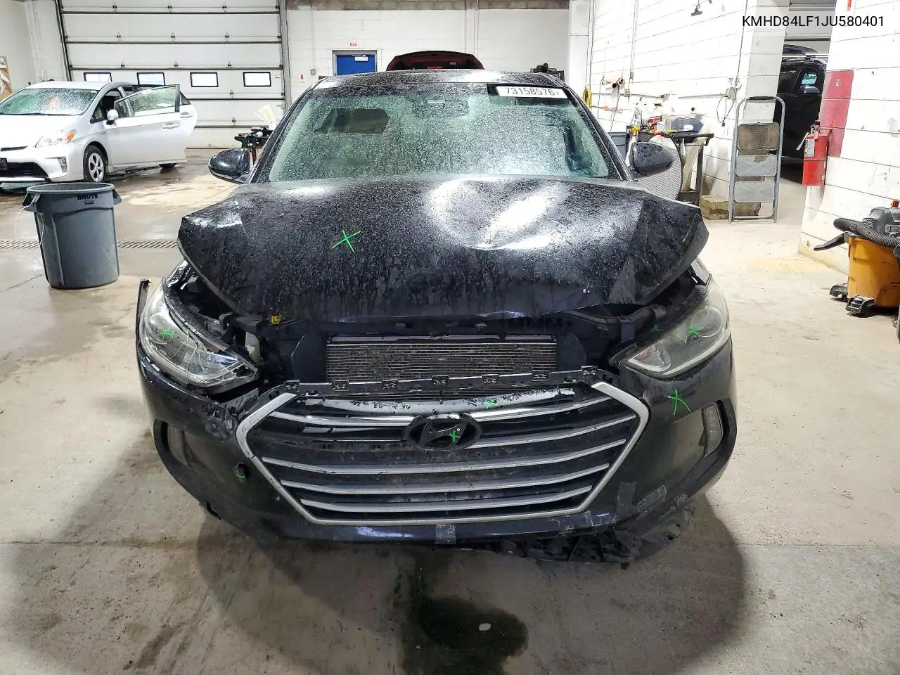 2018 HYUNDAI ELANTRA VIN KMHD84LF1JU580401 — фото 5