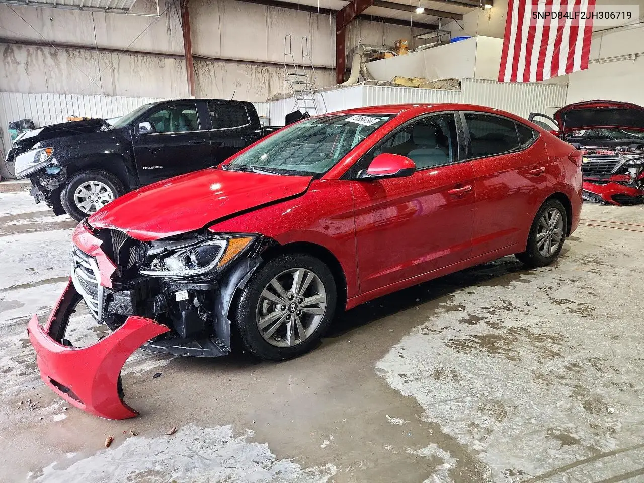 HYUNDAI ELANTRA 2018, VIN 5NPD84LF2JH306719