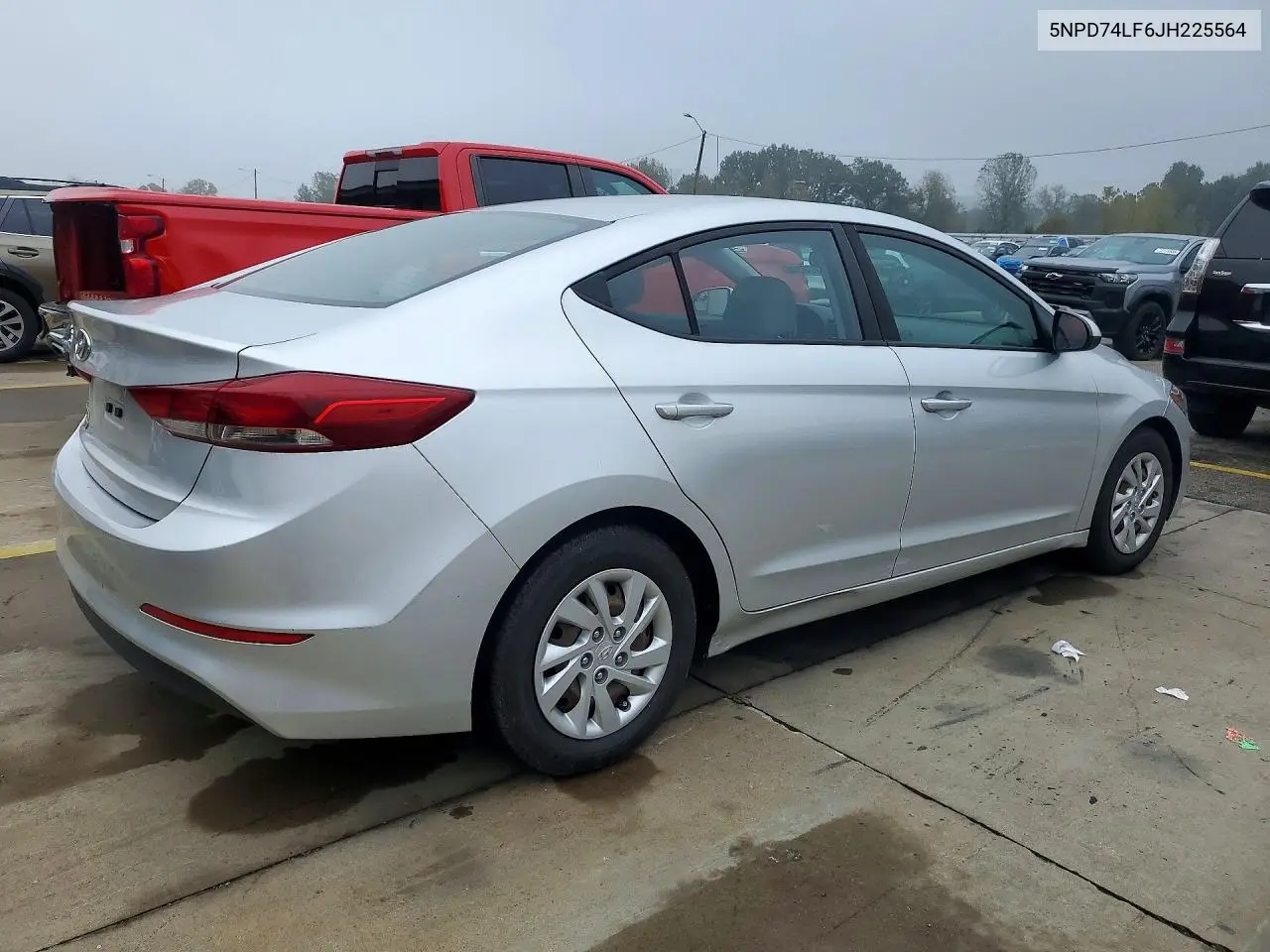 2018 HYUNDAI ELANTRA VIN 5NPD74LF6JH225564 — фото 3