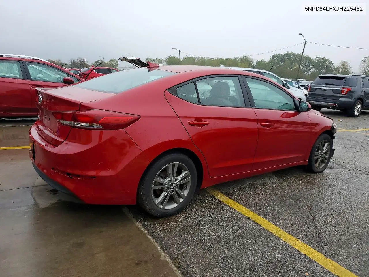 2018 HYUNDAI ELANTRA VIN 5NPD84LFXJH225452 — фото 3
