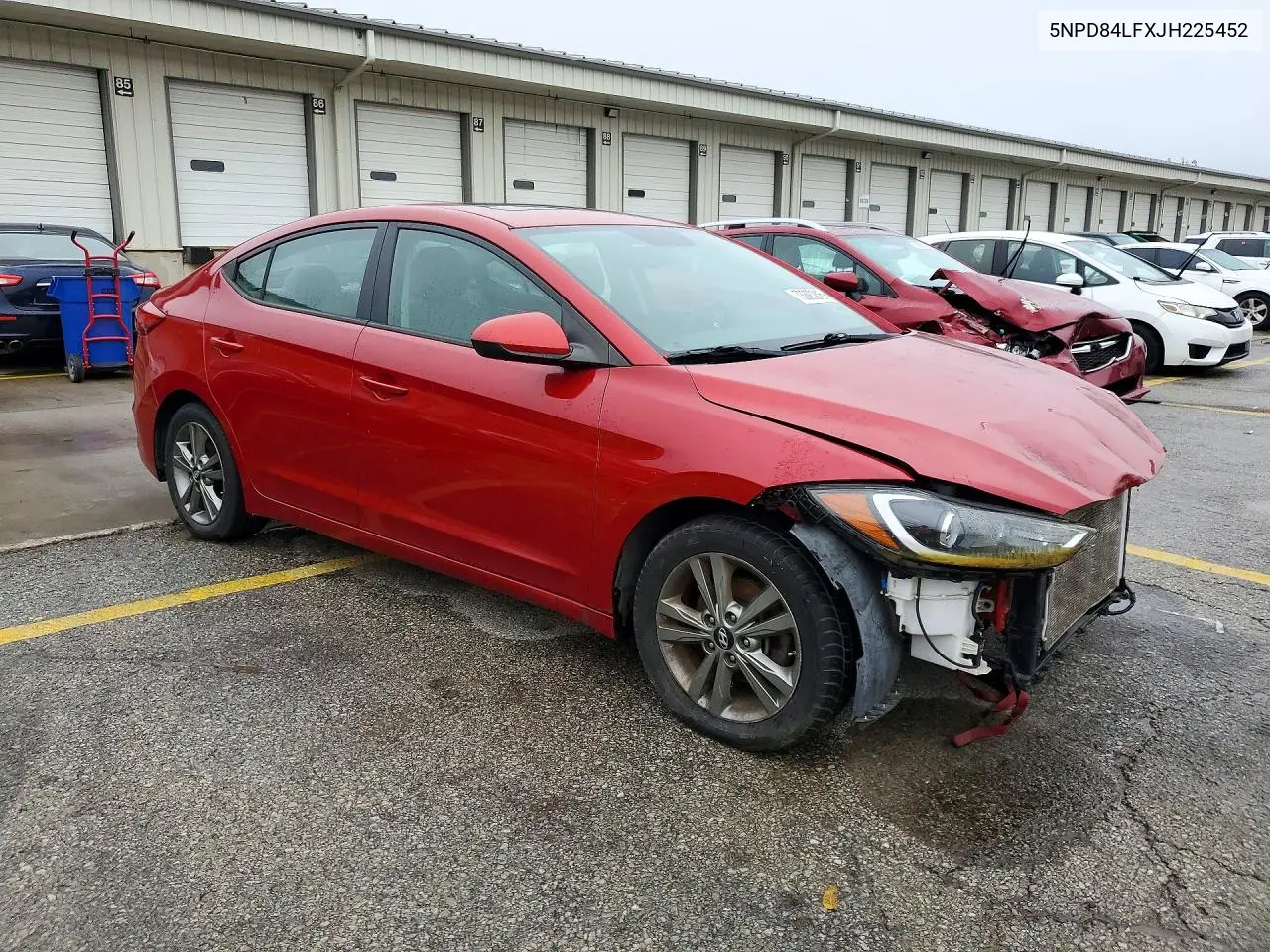 2018 HYUNDAI ELANTRA VIN 5NPD84LFXJH225452 — фото 4