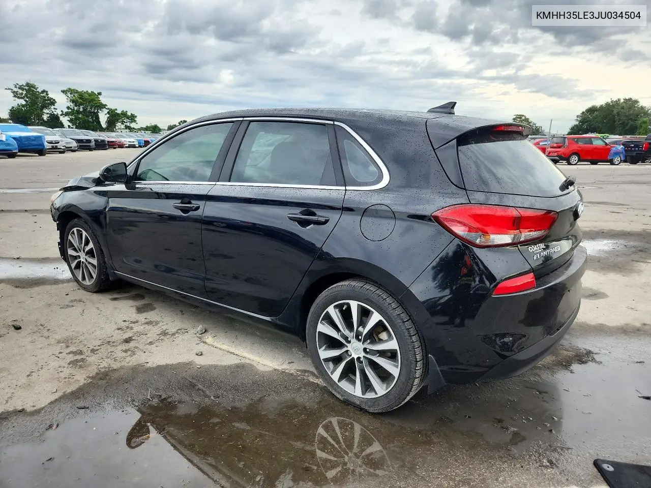 2018 HYUNDAI ELANTRA VIN KMHH35LE3JU034504 — фото 2