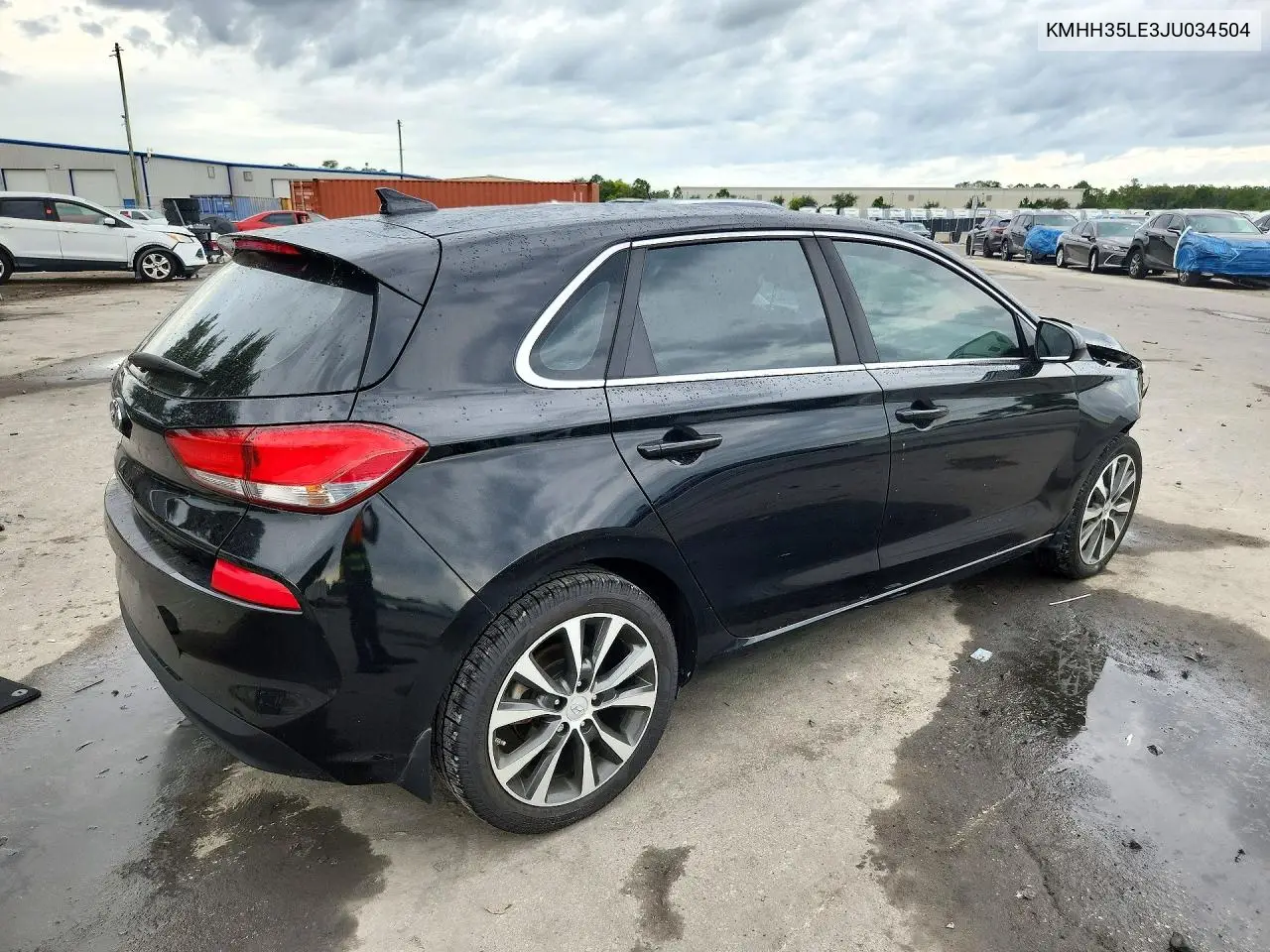 2018 HYUNDAI ELANTRA VIN KMHH35LE3JU034504 — фото 3