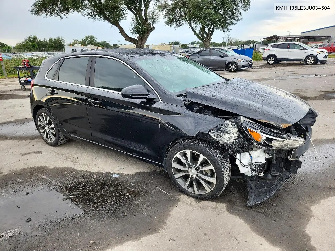 2018 HYUNDAI ELANTRA VIN KMHH35LE3JU034504 — фото 4
