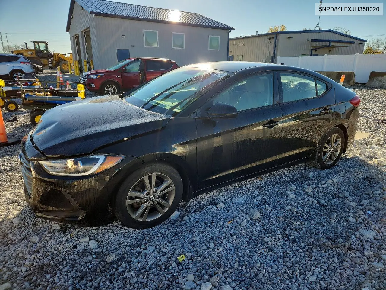 HYUNDAI ELANTRA 2018, VIN 5NPD84LFXJH358020