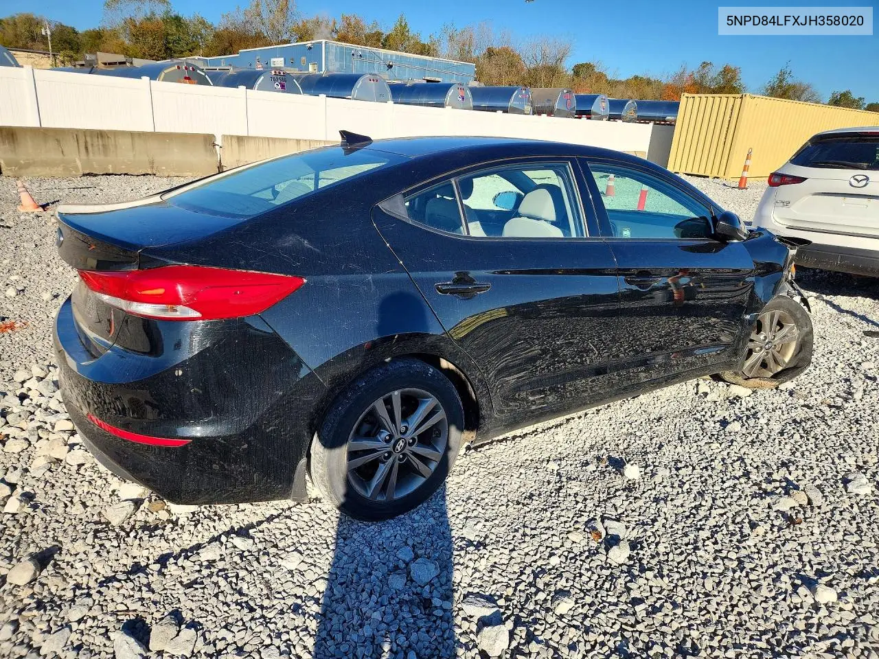 2018 HYUNDAI ELANTRA VIN 5NPD84LFXJH358020 — фото 3