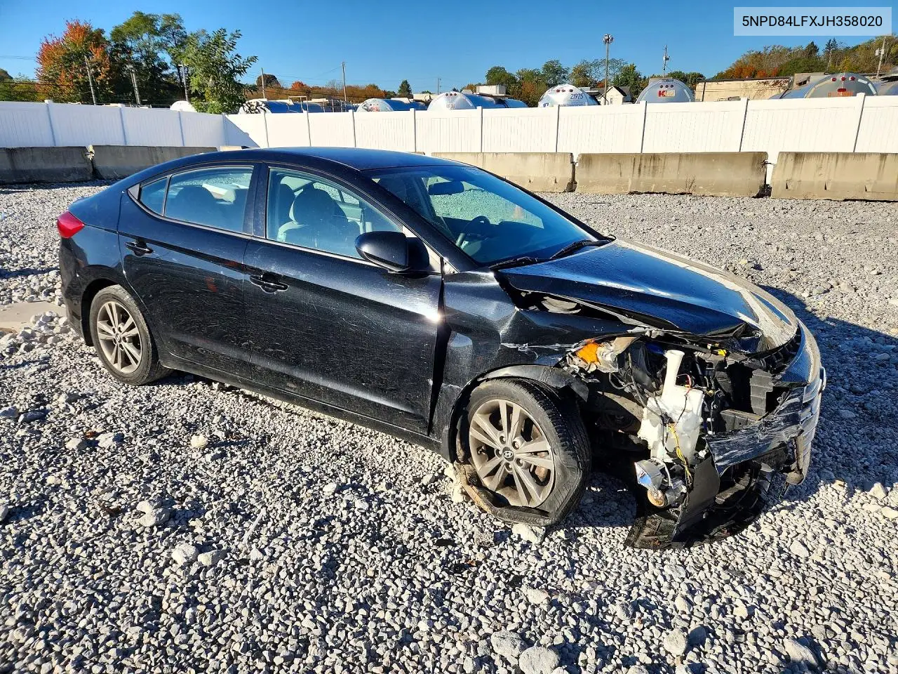 2018 HYUNDAI ELANTRA VIN 5NPD84LFXJH358020 — фото 4