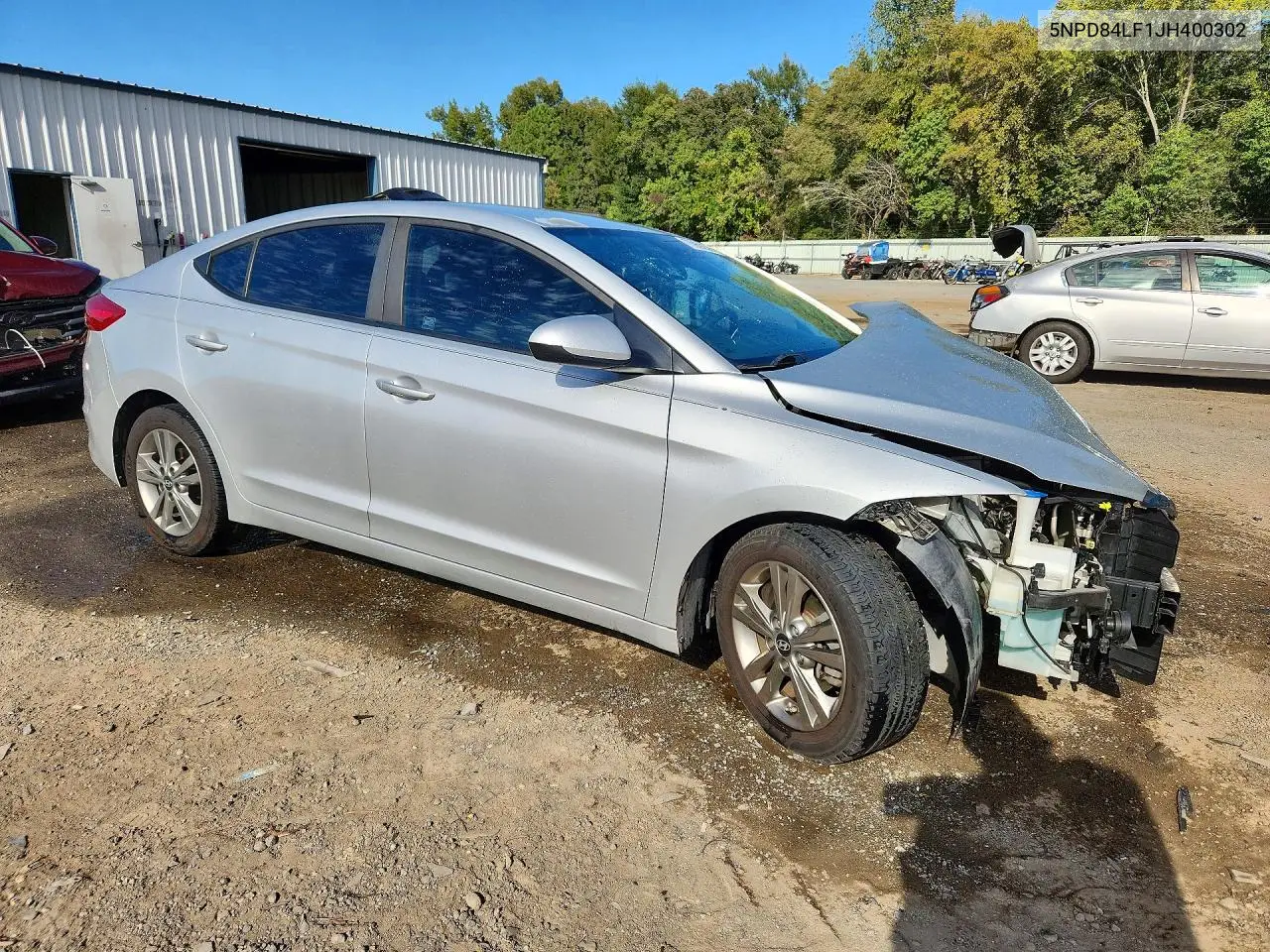 2018 HYUNDAI ELANTRA VIN 5NPD84LF1JH400302 — фото 4