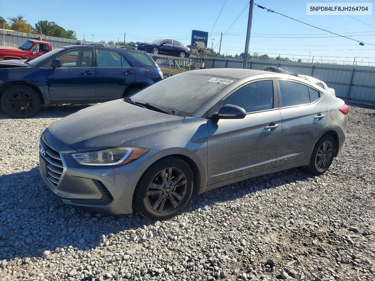 HYUNDAI ELANTRA 2018, VIN 5NPD84LF8JH264704