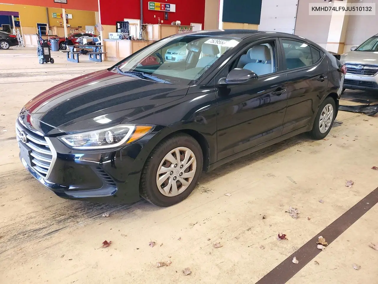 HYUNDAI ELANTRA 2018, VIN KMHD74LF9JU510132