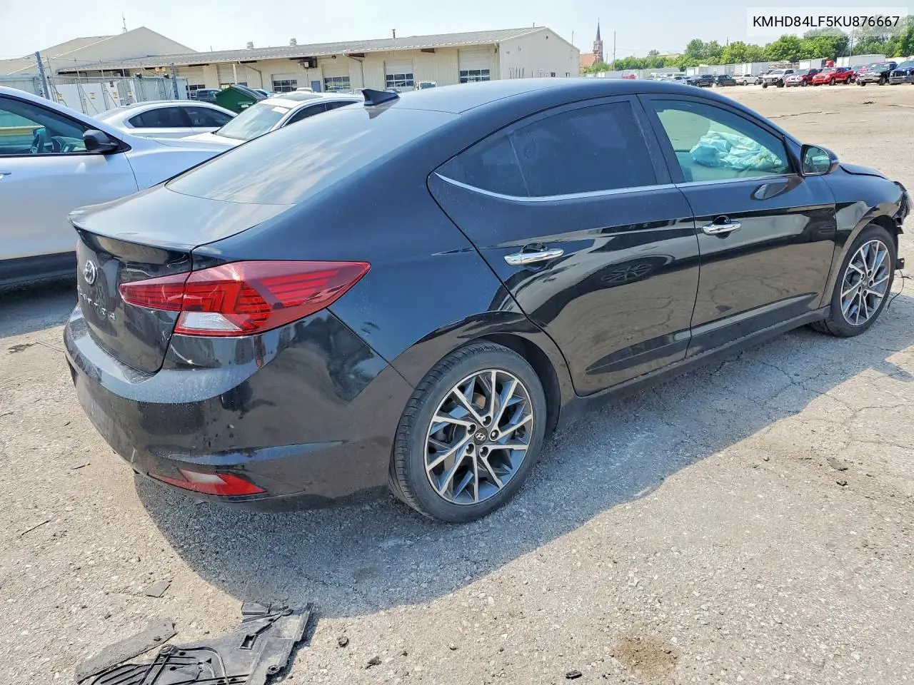 2019 HYUNDAI ELANTRA VIN KMHD84LF5KU876667 — фото 3