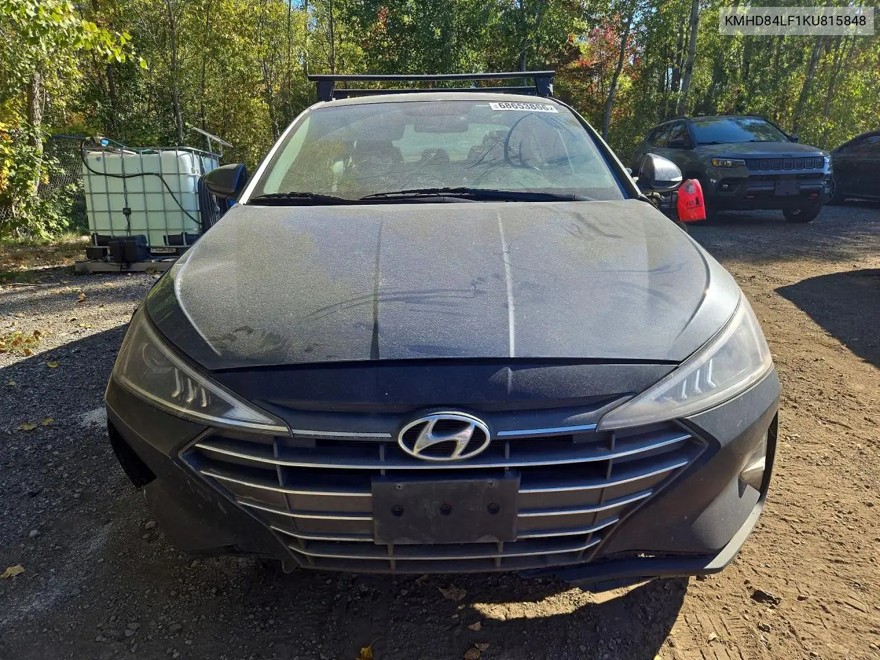 2019 HYUNDAI ELANTRA VIN KMHD84LF1KU815848 — фото 5