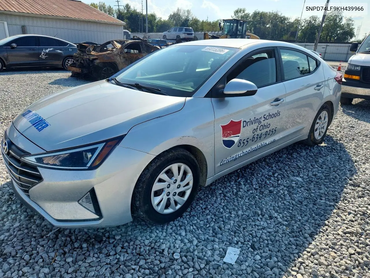 HYUNDAI ELANTRA 2019, VIN 5NPD74LF9KH439966