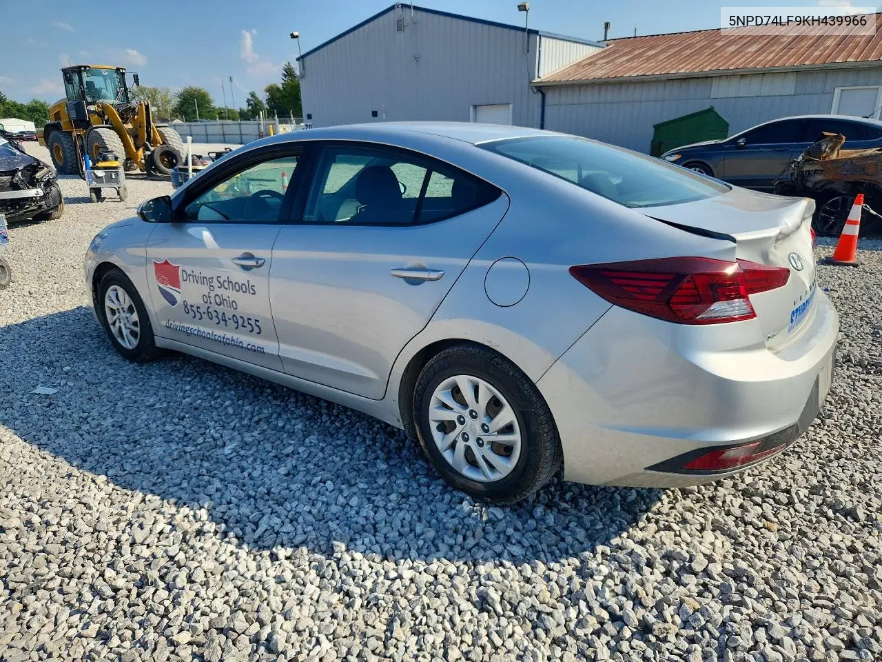 2019 HYUNDAI ELANTRA VIN 5NPD74LF9KH439966 — фото 2