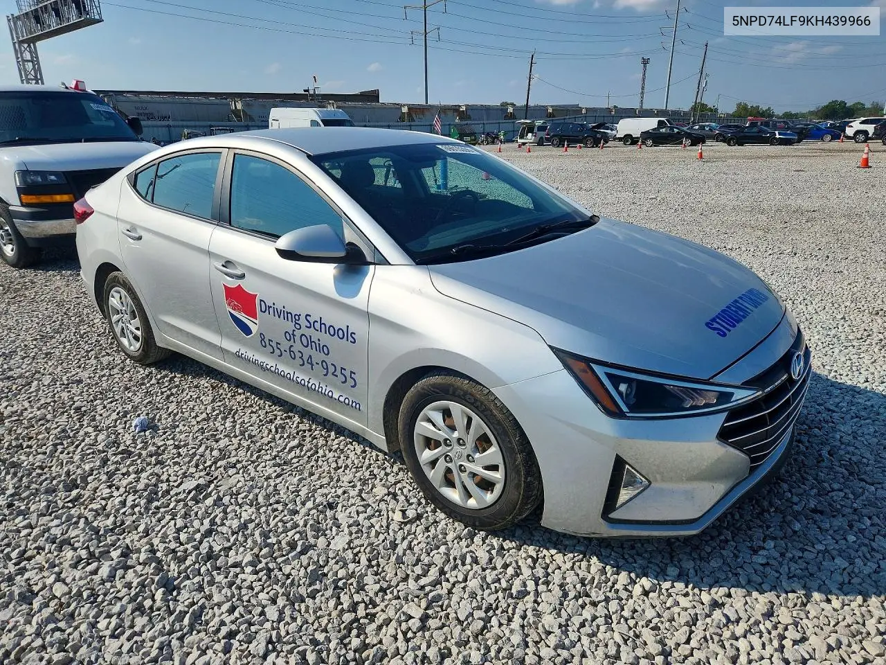 2019 HYUNDAI ELANTRA VIN 5NPD74LF9KH439966 — фото 4