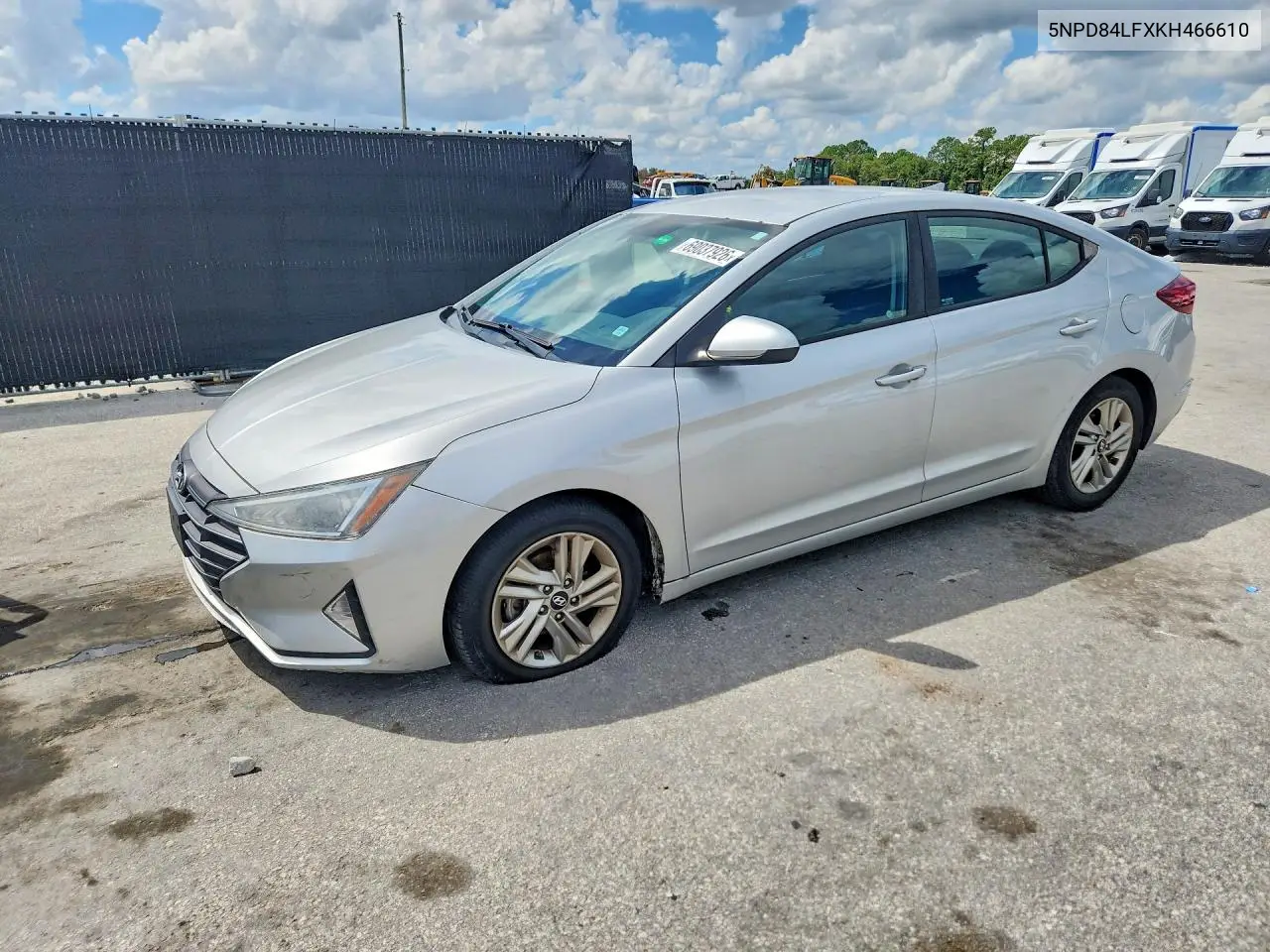 HYUNDAI ELANTRA 2019, VIN 5NPD84LFXKH466610