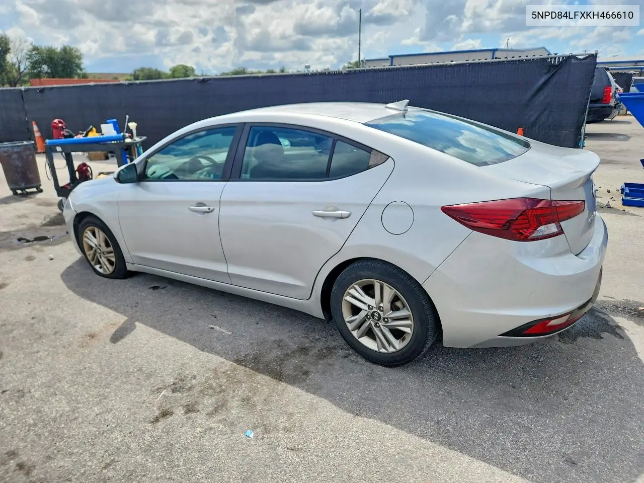 2019 HYUNDAI ELANTRA VIN 5NPD84LFXKH466610 — фото 2
