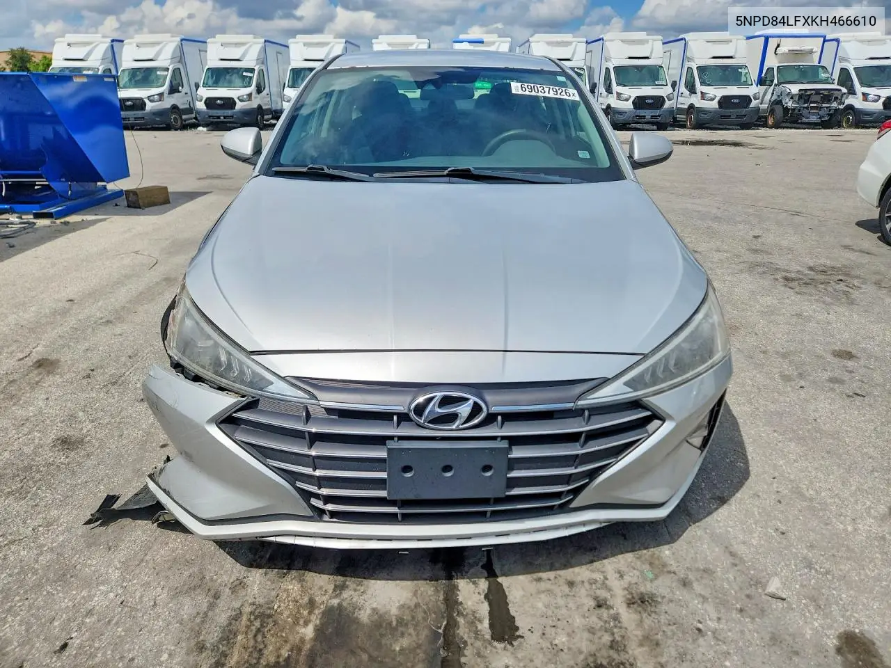 2019 HYUNDAI ELANTRA VIN 5NPD84LFXKH466610 — фото 5