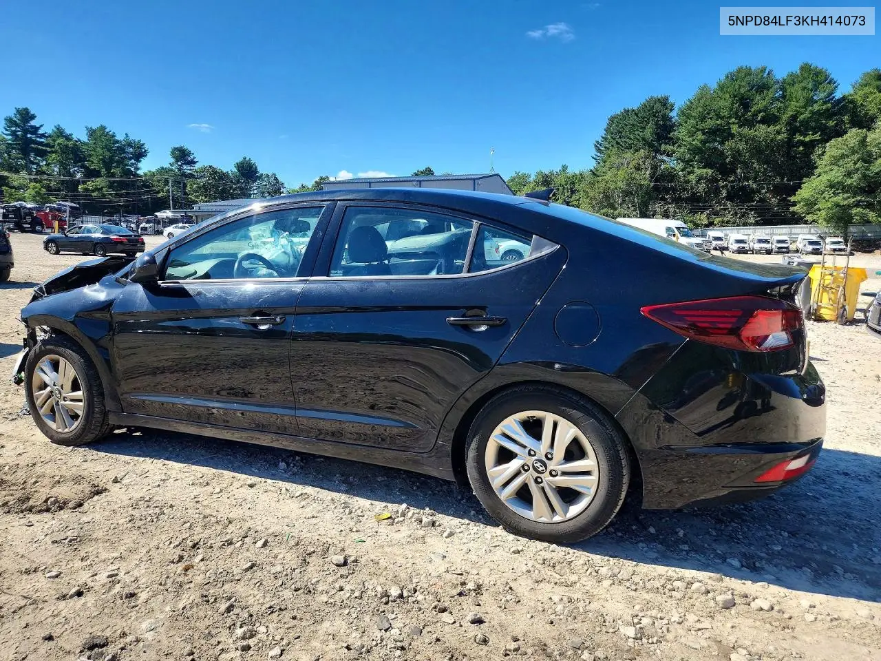 2019 HYUNDAI ELANTRA VIN 5NPD84LF3KH414073 — фото 2