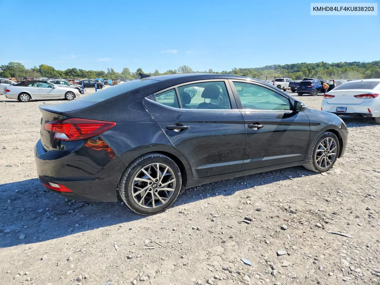 2019 HYUNDAI ELANTRA VIN KMHD84LF4KU838203 — фото 3