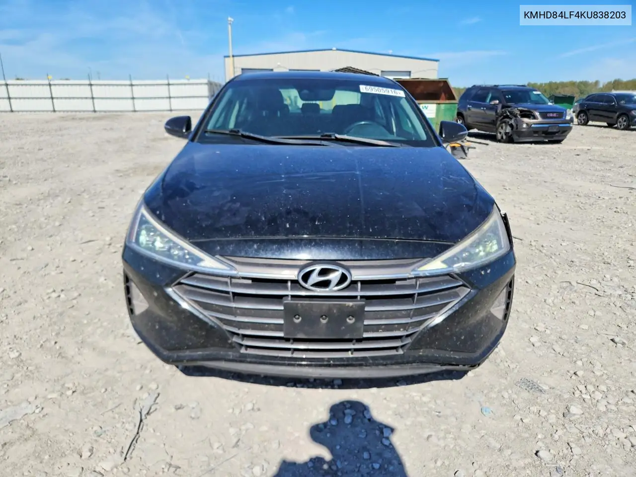 2019 HYUNDAI ELANTRA VIN KMHD84LF4KU838203 — фото 5