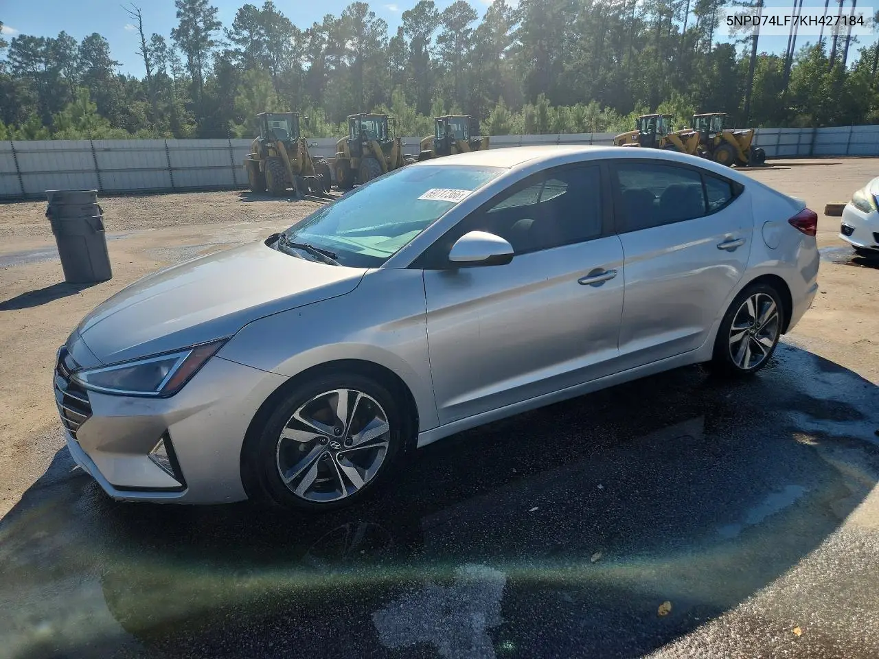 HYUNDAI ELANTRA 2019, VIN 5NPD74LF7KH427184