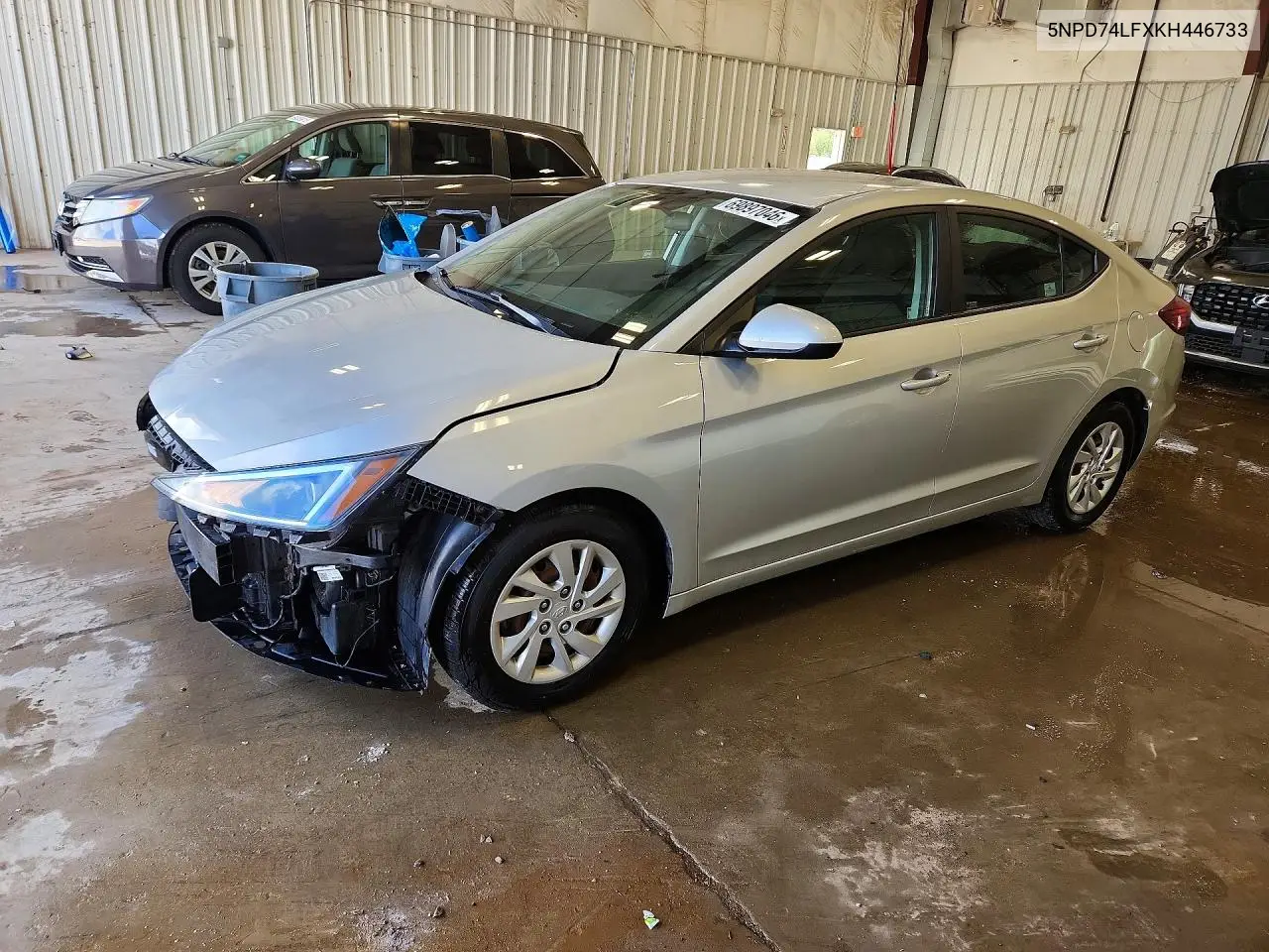 HYUNDAI ELANTRA 2019, VIN 5NPD74LFXKH446733