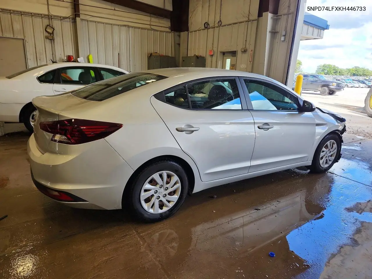 2019 HYUNDAI ELANTRA VIN 5NPD74LFXKH446733 — фото 3