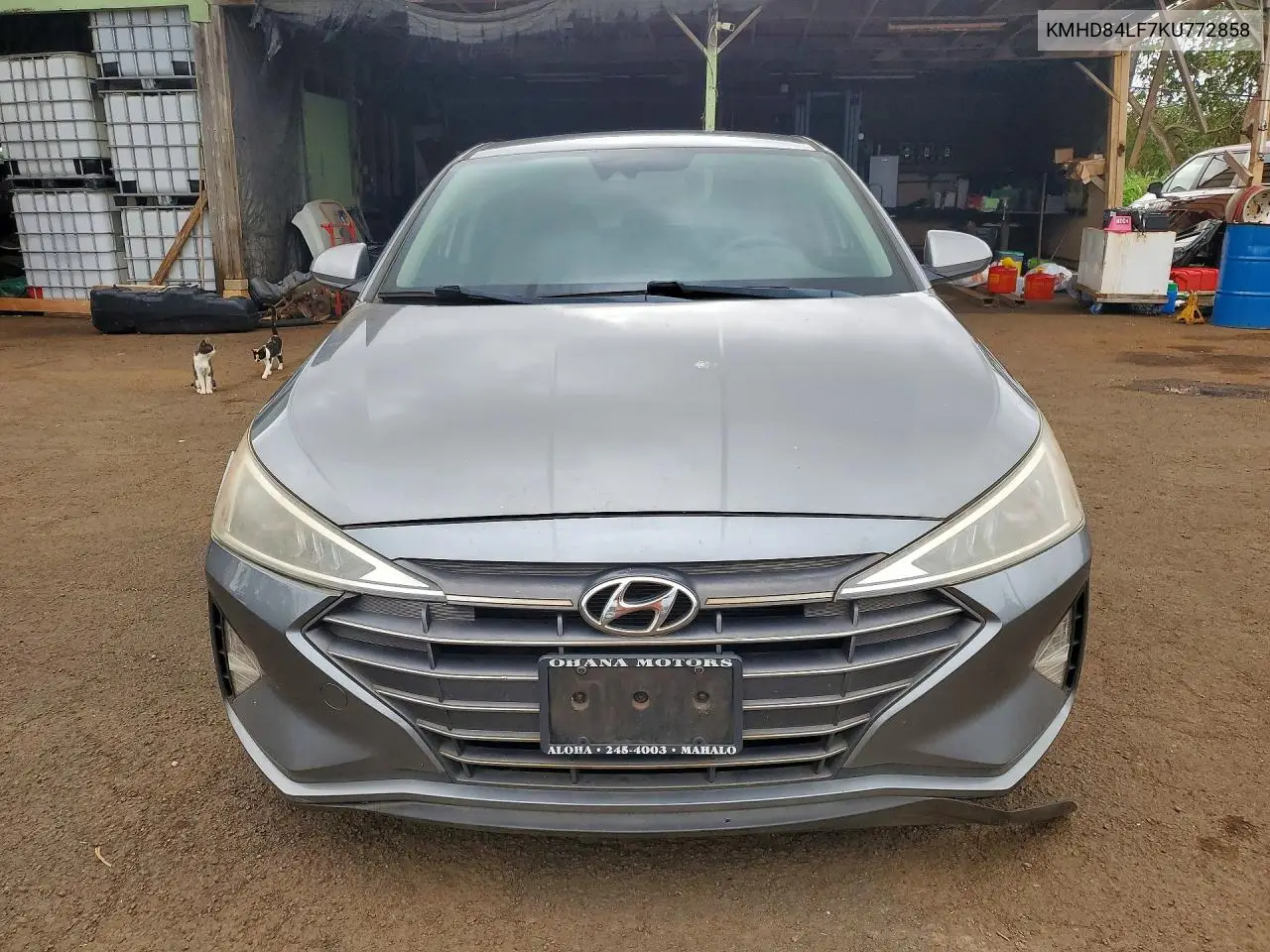 2019 HYUNDAI ELANTRA VIN KMHD84LF7KU772858 — фото 5