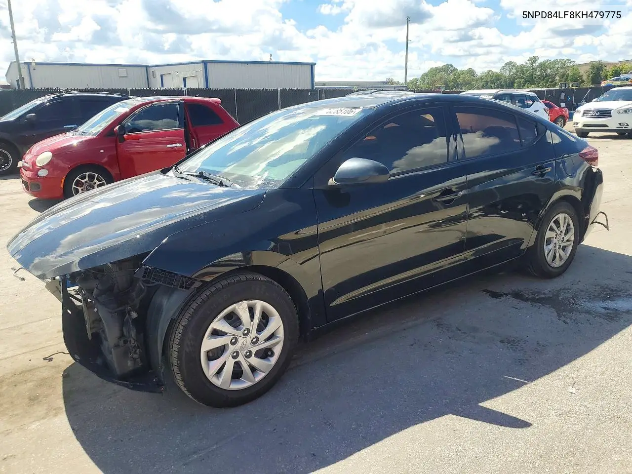 HYUNDAI ELANTRA 2019, VIN 5NPD84LF8KH479775