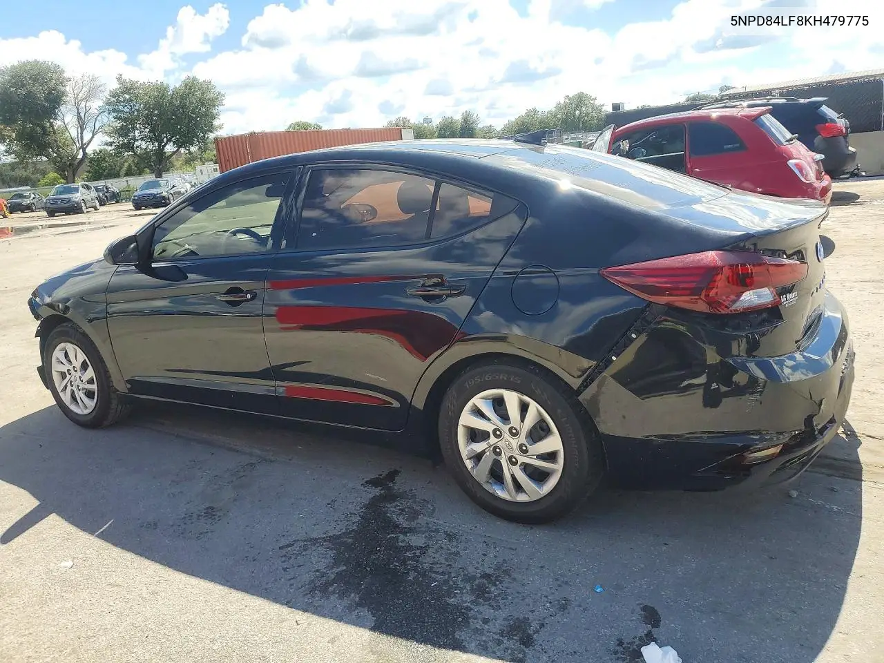 2019 HYUNDAI ELANTRA VIN 5NPD84LF8KH479775 — фото 2
