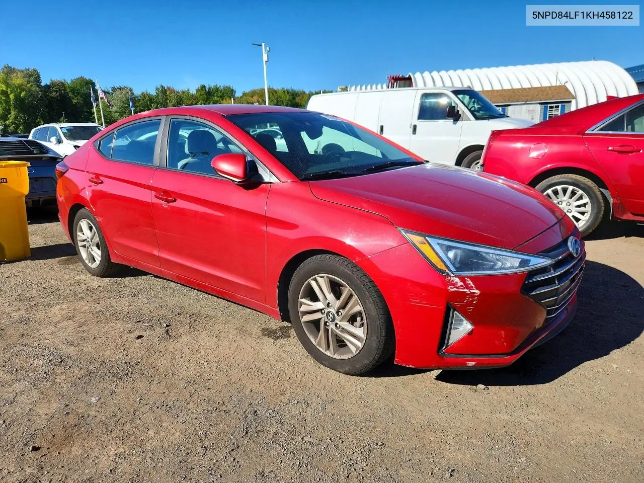2019 HYUNDAI ELANTRA VIN 5NPD84LF1KH458122 — фото 4