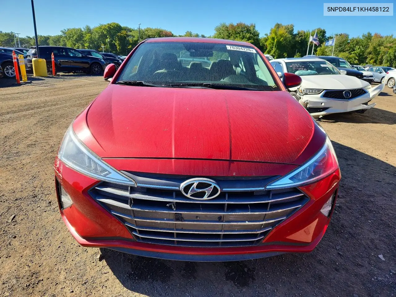 2019 HYUNDAI ELANTRA VIN 5NPD84LF1KH458122 — фото 5