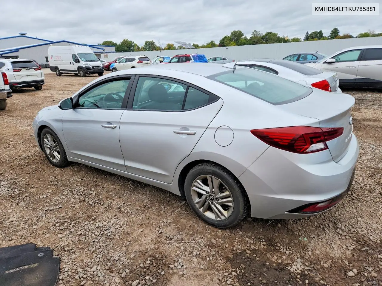 2019 HYUNDAI ELANTRA VIN KMHD84LF1KU785881 — фото 2