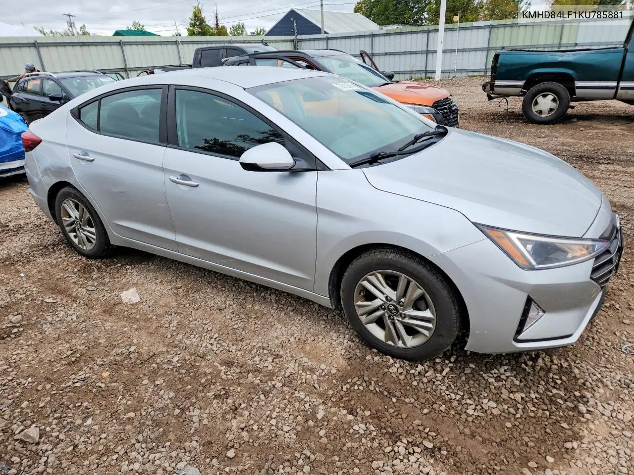 2019 HYUNDAI ELANTRA VIN KMHD84LF1KU785881 — фото 4
