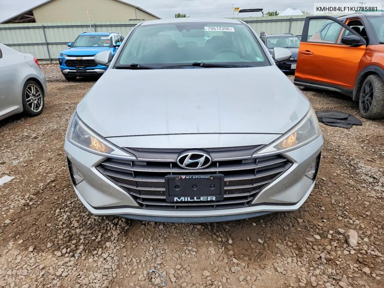 2019 HYUNDAI ELANTRA VIN KMHD84LF1KU785881 — фото 5