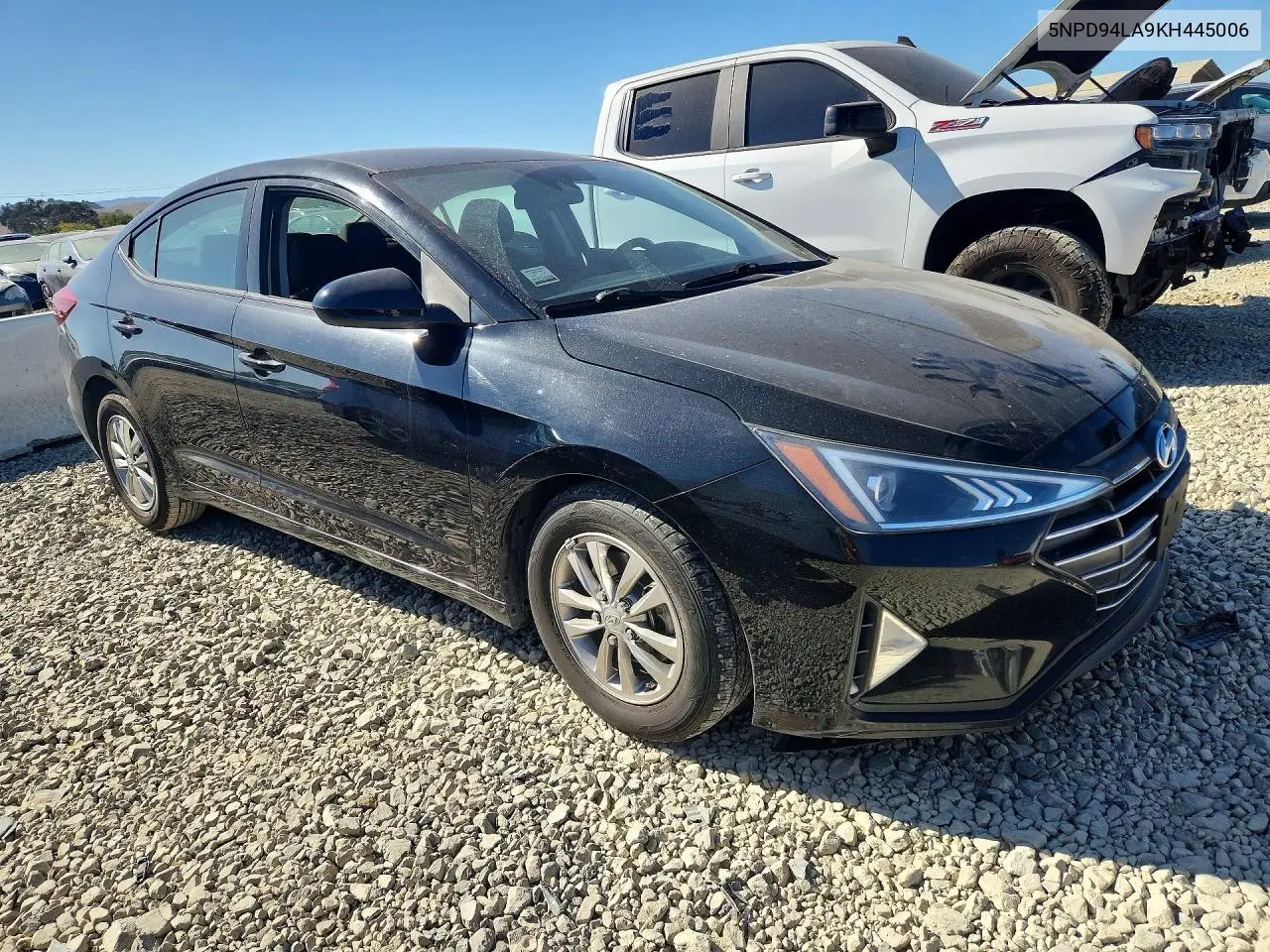 2019 HYUNDAI ELANTRA VIN 5NPD94LA9KH445006 — фото 4