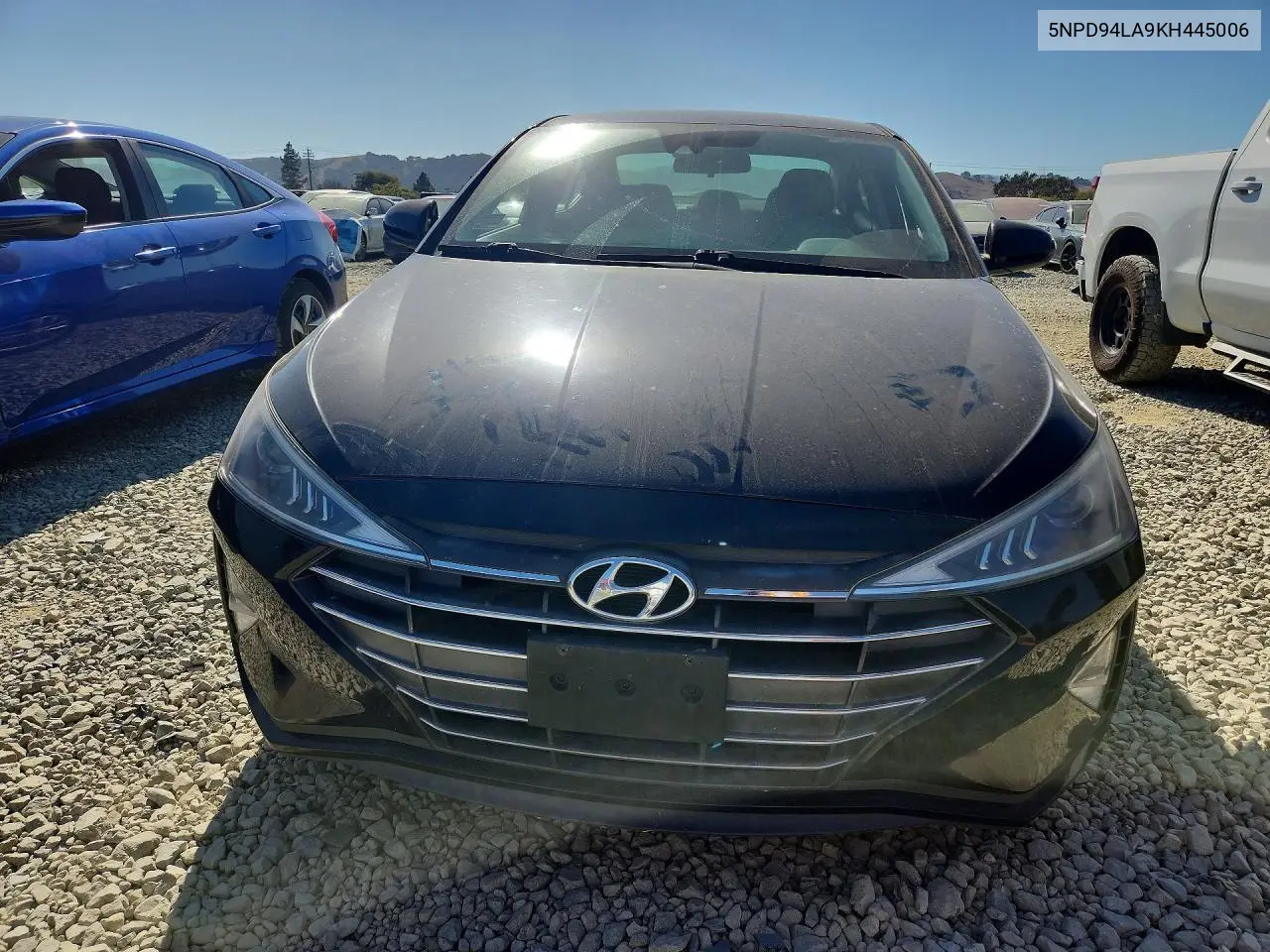 2019 HYUNDAI ELANTRA VIN 5NPD94LA9KH445006 — фото 5