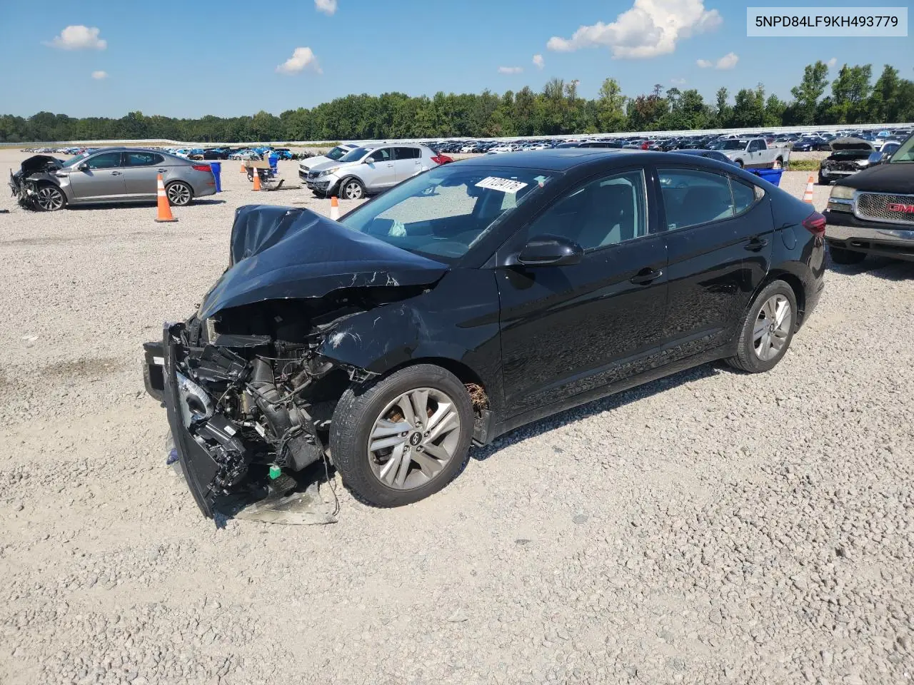 HYUNDAI ELANTRA 2019, VIN 5NPD84LF9KH493779