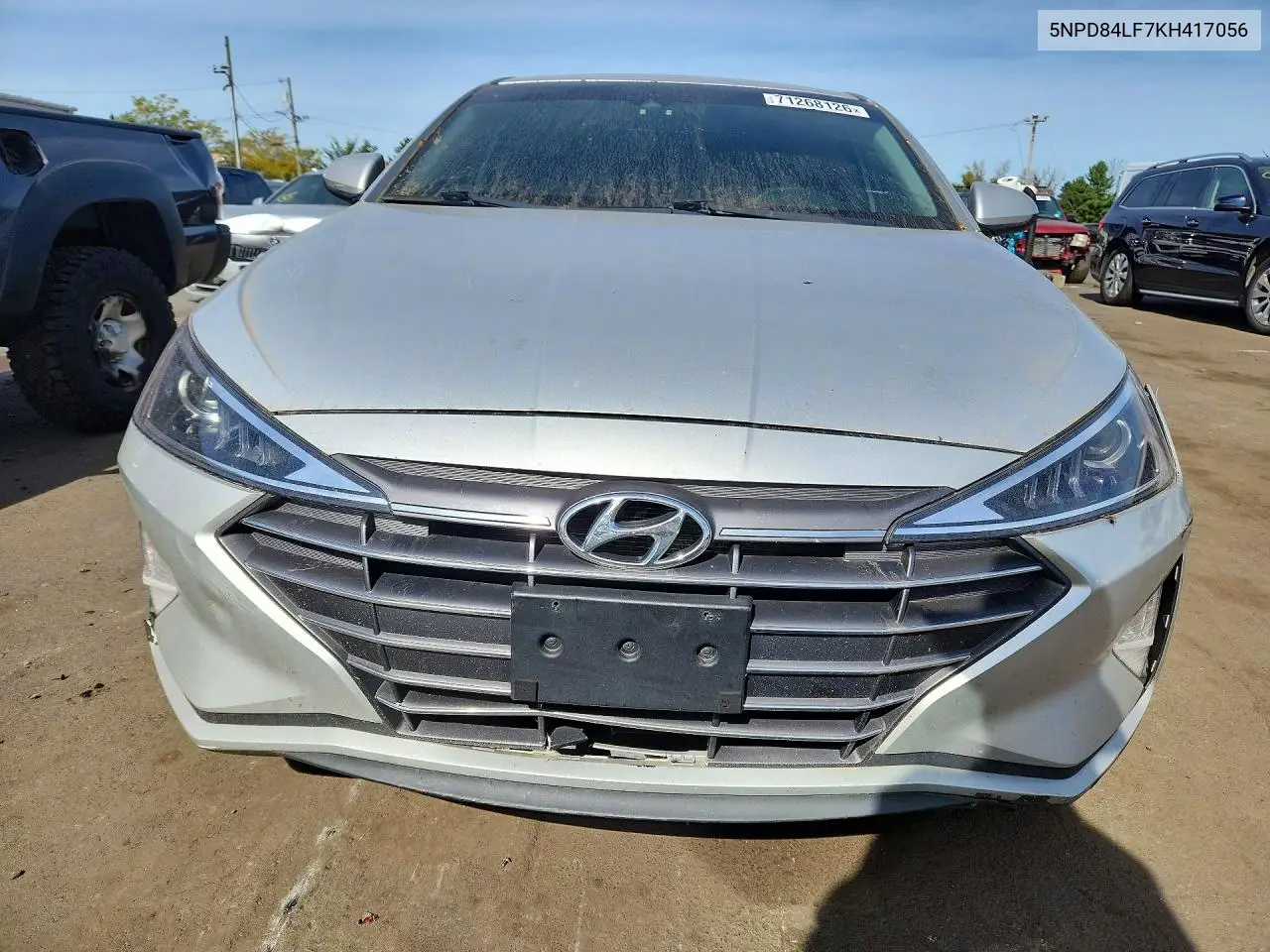 2019 HYUNDAI ELANTRA VIN 5NPD84LF7KH417056 — фото 5