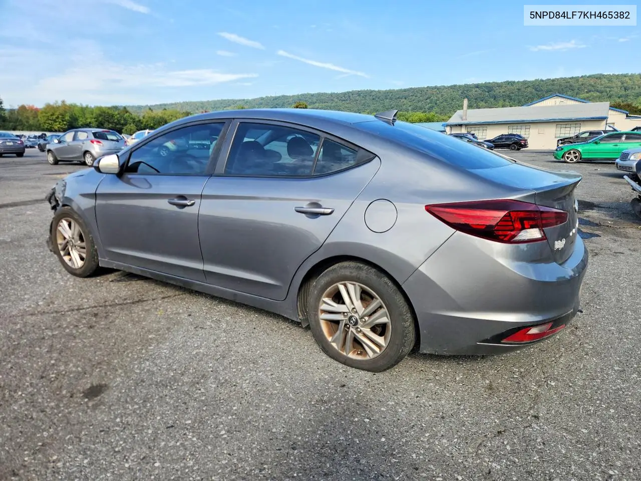 2019 HYUNDAI ELANTRA VIN 5NPD84LF7KH465382 — фото 2