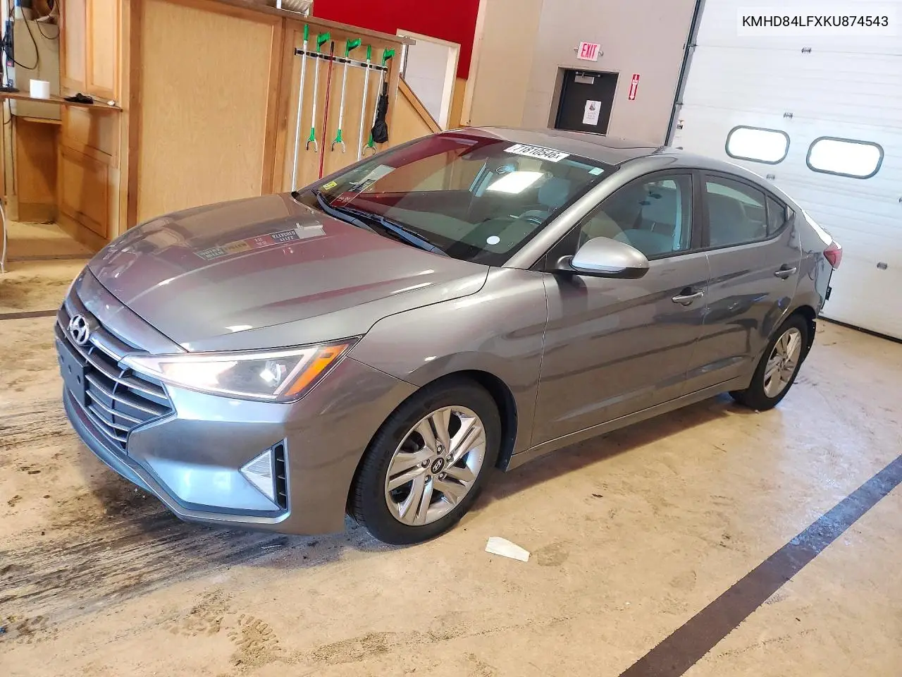 HYUNDAI ELANTRA 2019, VIN KMHD84LFXKU874543