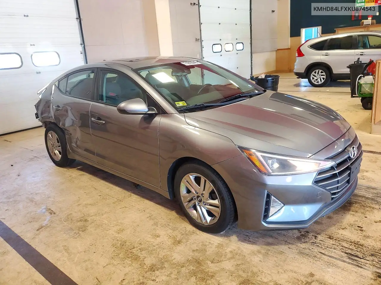 2019 HYUNDAI ELANTRA VIN KMHD84LFXKU874543 — фото 4