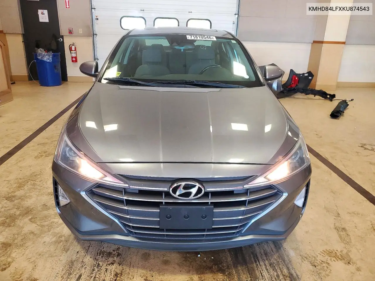 2019 HYUNDAI ELANTRA VIN KMHD84LFXKU874543 — фото 5