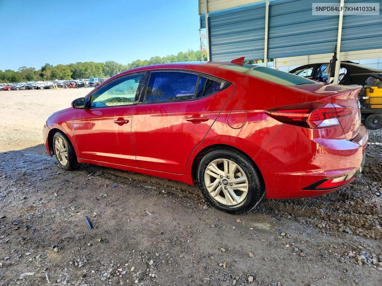 2019 HYUNDAI ELANTRA VIN 5NPD84LF7KH410334 — фото 2