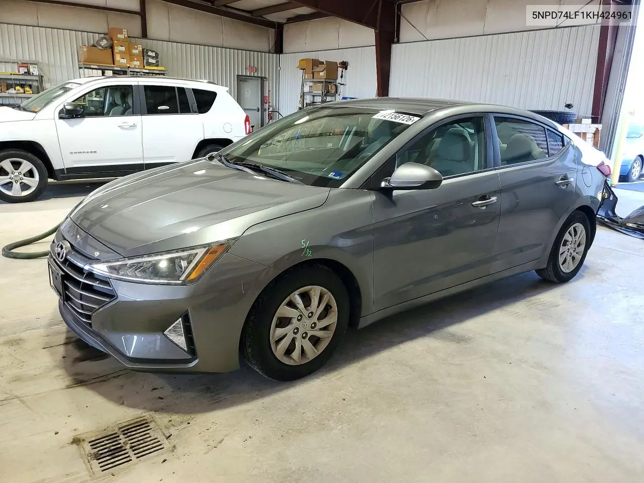 HYUNDAI ELANTRA 2019, VIN 5NPD74LF1KH424961