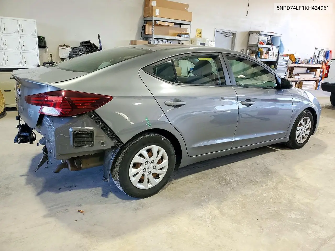 2019 HYUNDAI ELANTRA VIN 5NPD74LF1KH424961 — фото 3