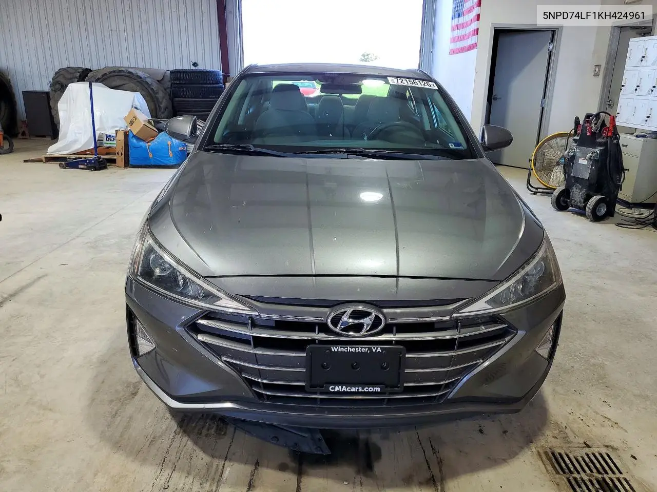 2019 HYUNDAI ELANTRA VIN 5NPD74LF1KH424961 — фото 5