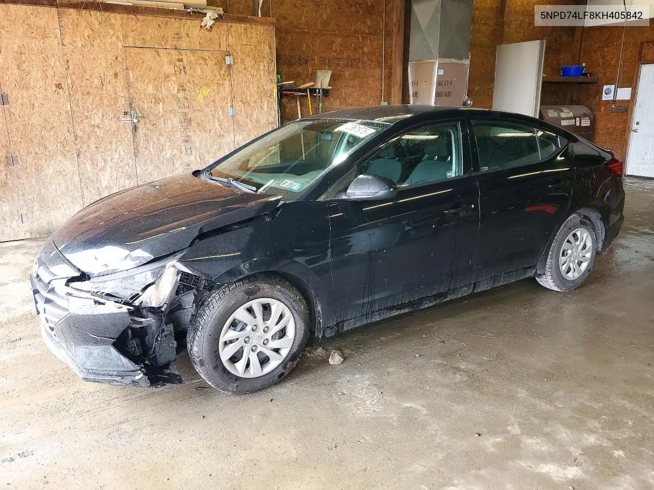 HYUNDAI ELANTRA 2019, VIN 5NPD74LF8KH405842