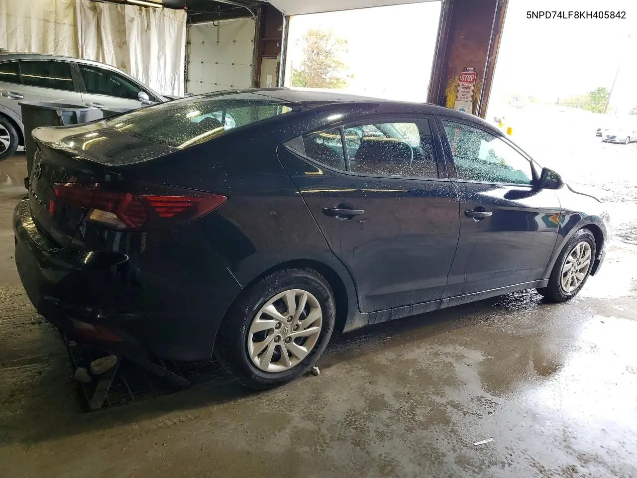 2019 HYUNDAI ELANTRA VIN 5NPD74LF8KH405842 — фото 3
